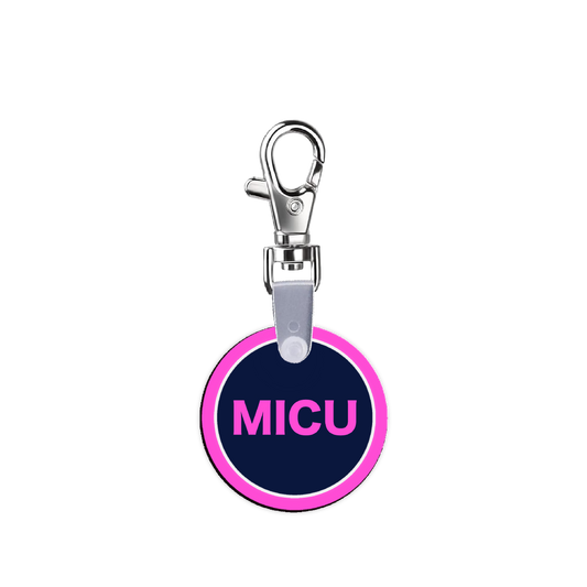 Pink MICU Smart CodeClip Keychain