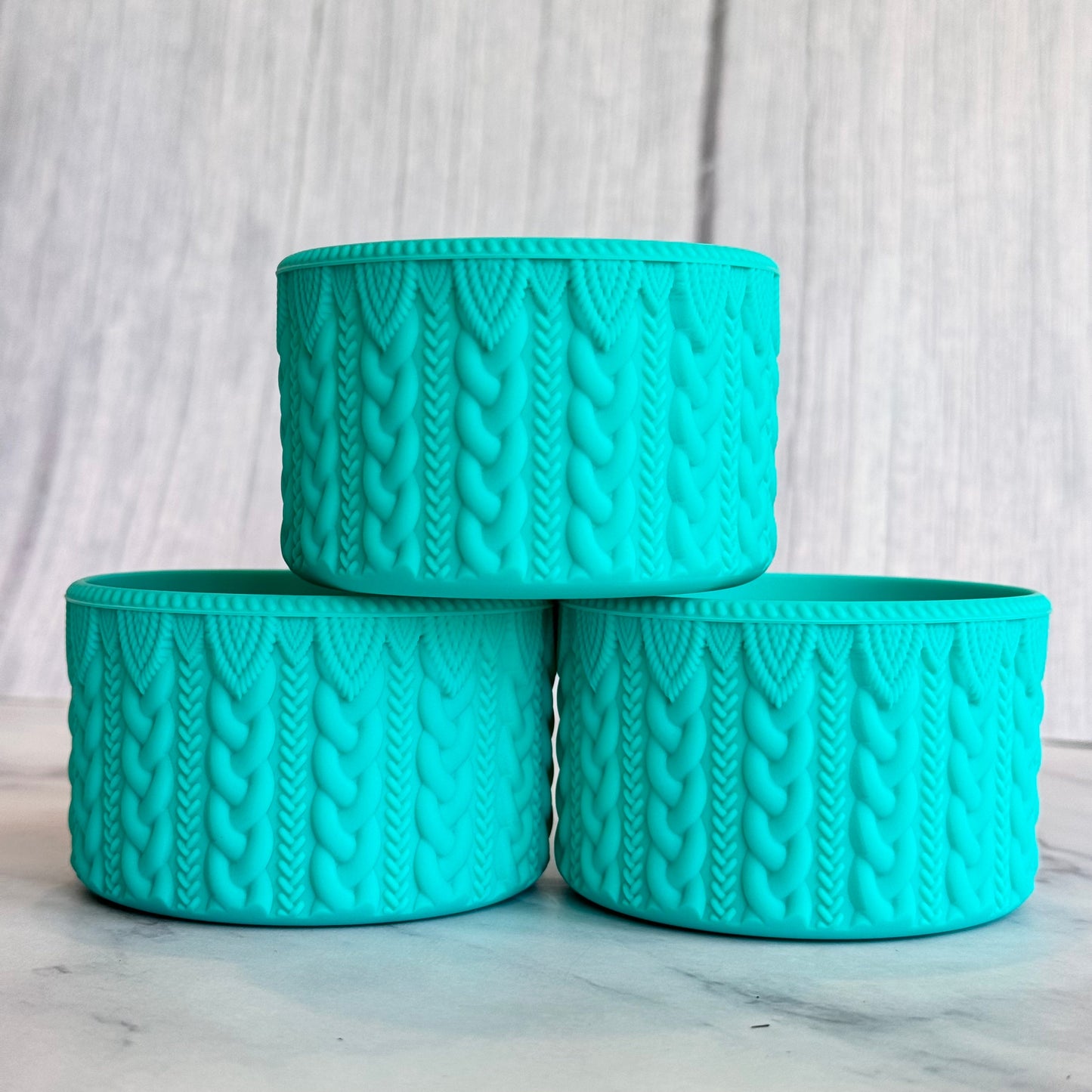 Opal Blue MACRAME Tumbler Boot