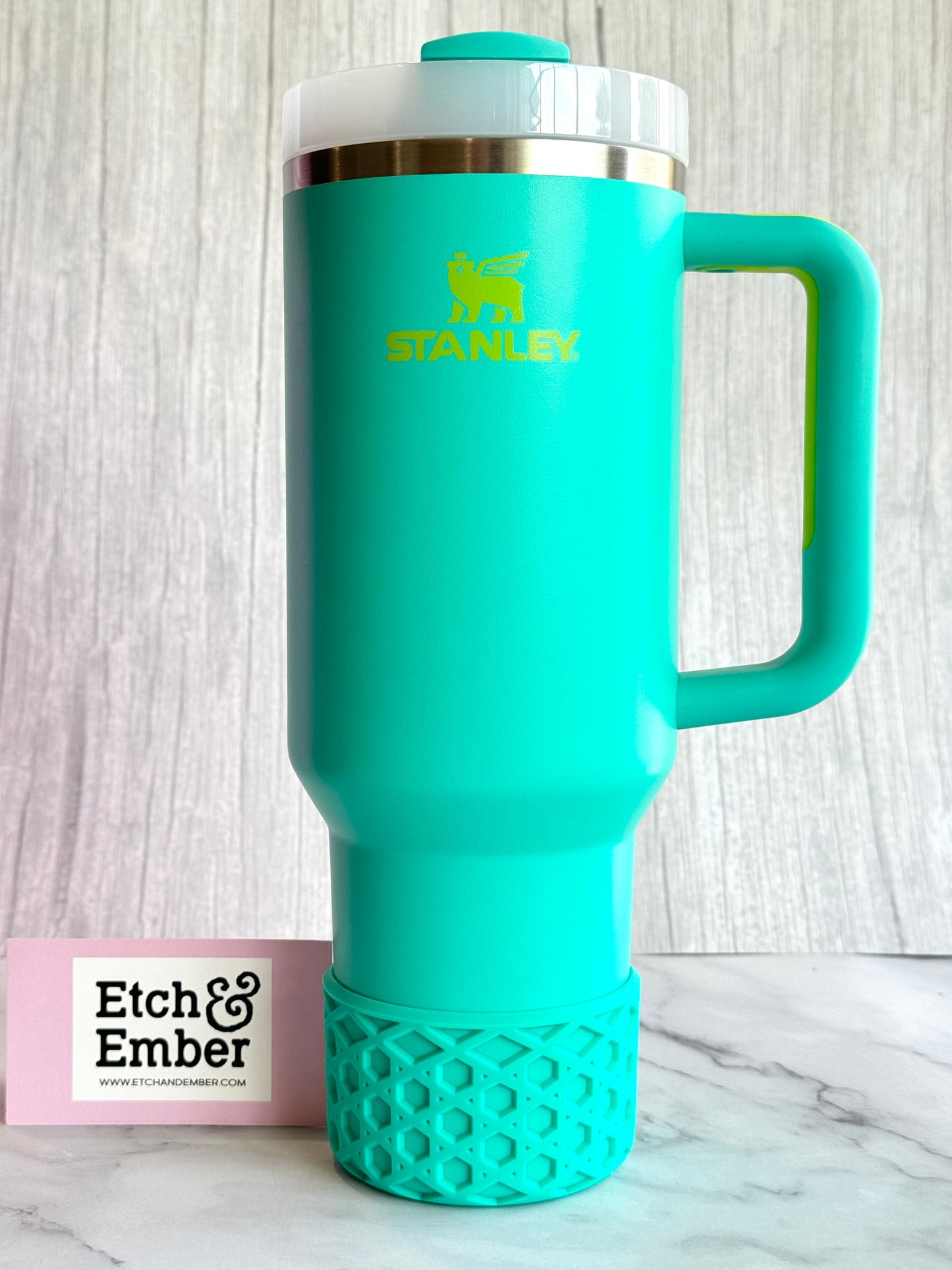 TROPICAL TEAL WAFFLE Tumbler Boot