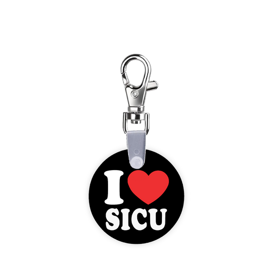 I Heart SICU Smart CodeClip Keychain