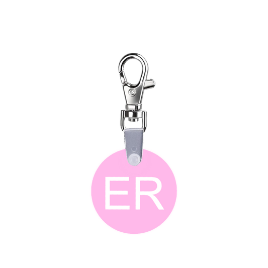 Pink ER Smart CodeClip Keychain