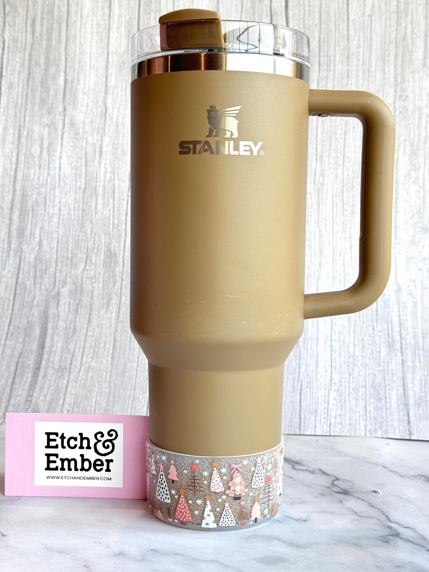 Neutral Christmas Tumbler Boot