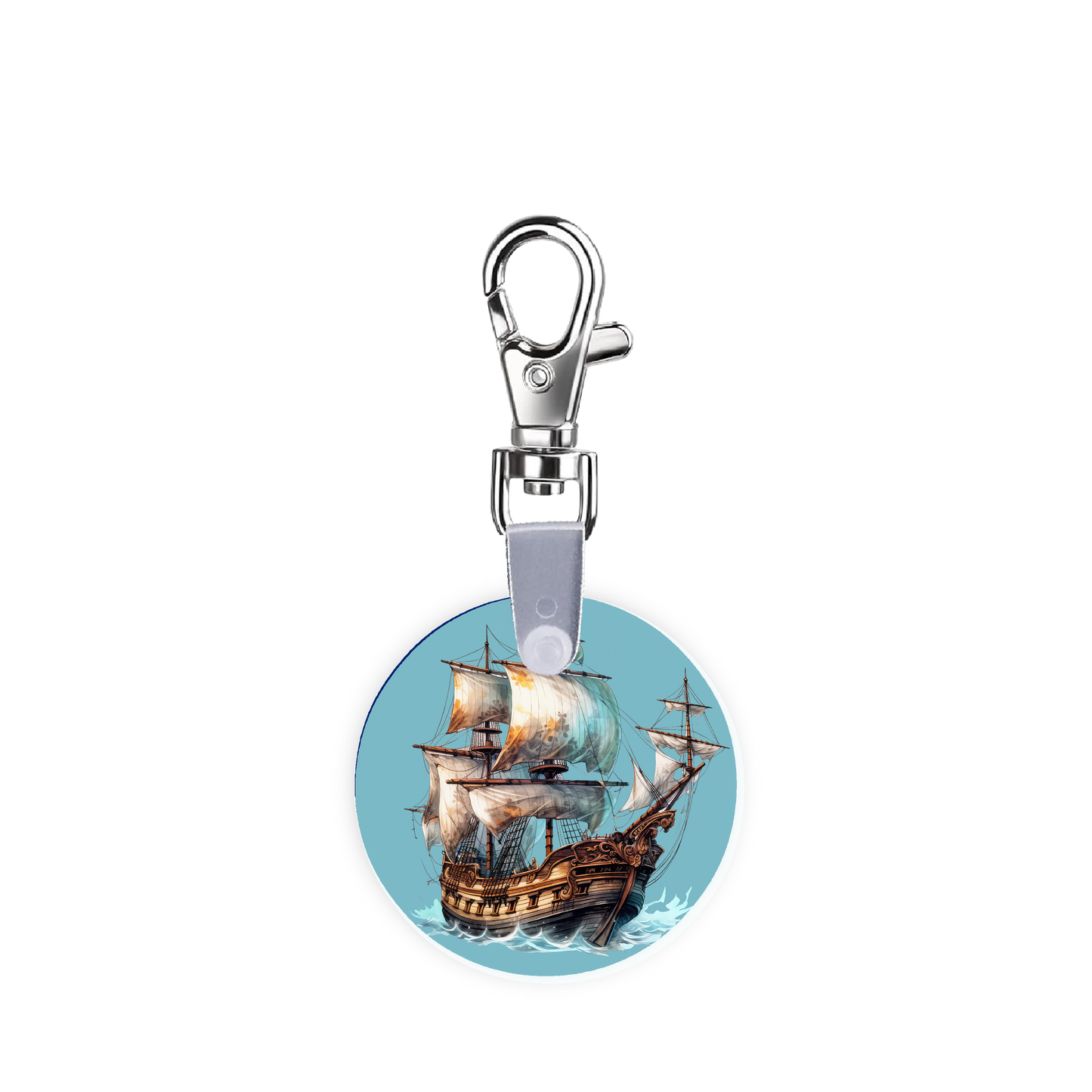 Old Ship Smart CodeClip Keychain