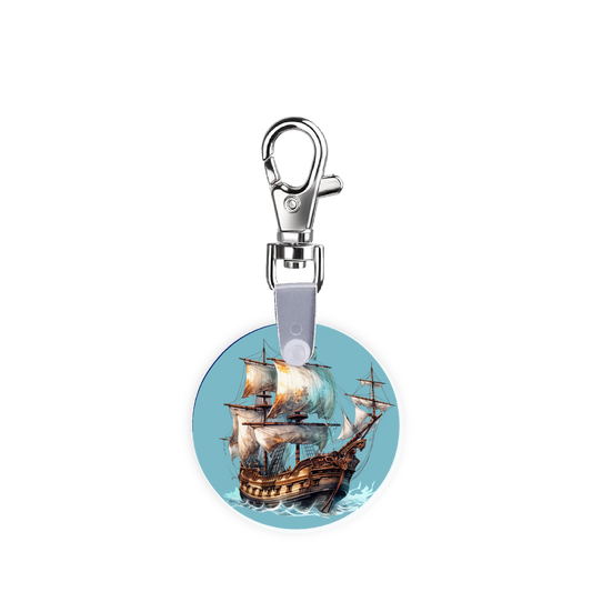 Old Ship Smart CodeClip Keychain