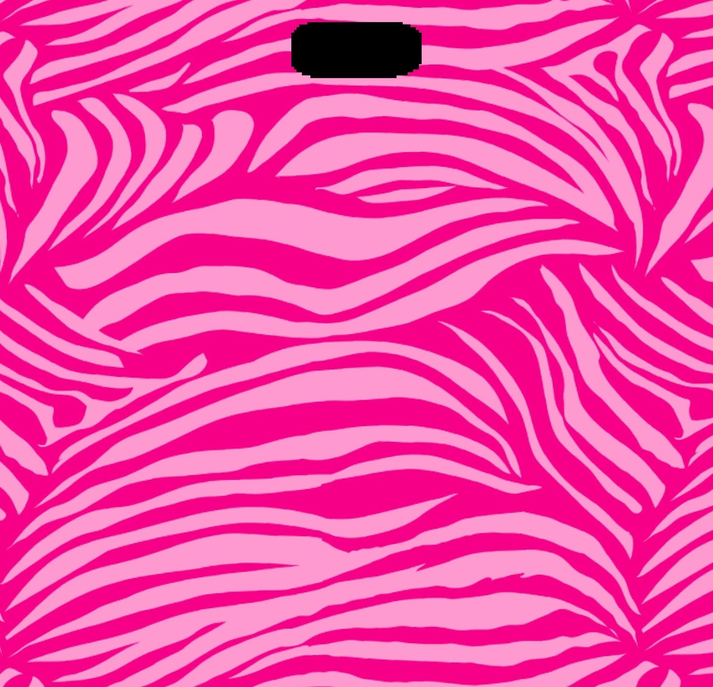 GlamCard™ Pink Zebra Shoe (Croc) Charm