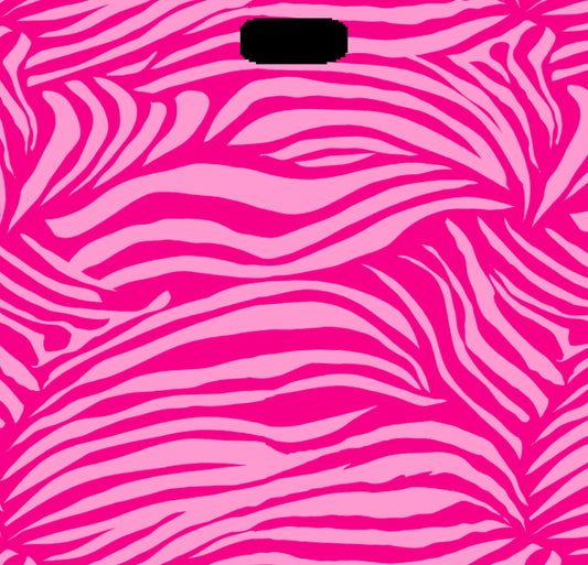 GlamCard™ Pink Zebra Shoe (Croc) Charm