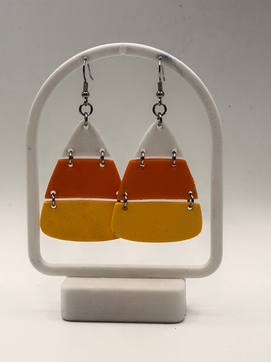 Halloween Candy Corn Earrings