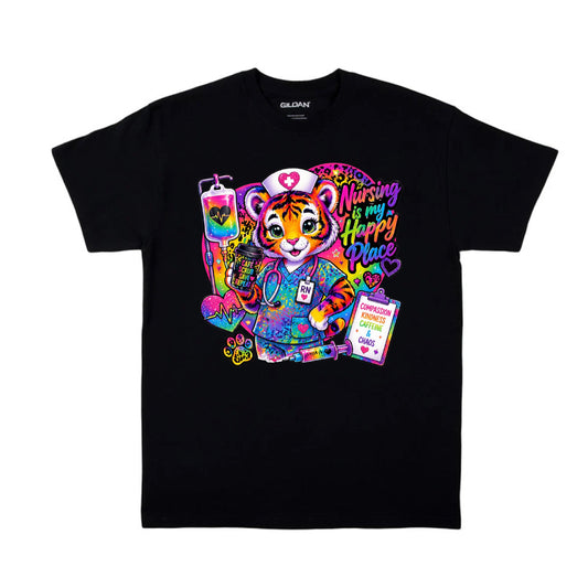 Vintage Lisa Frank Respiratory Therapist Registered Nurse T Shirt