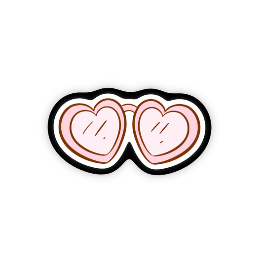 Pink Heart Sunglasses GlamClip