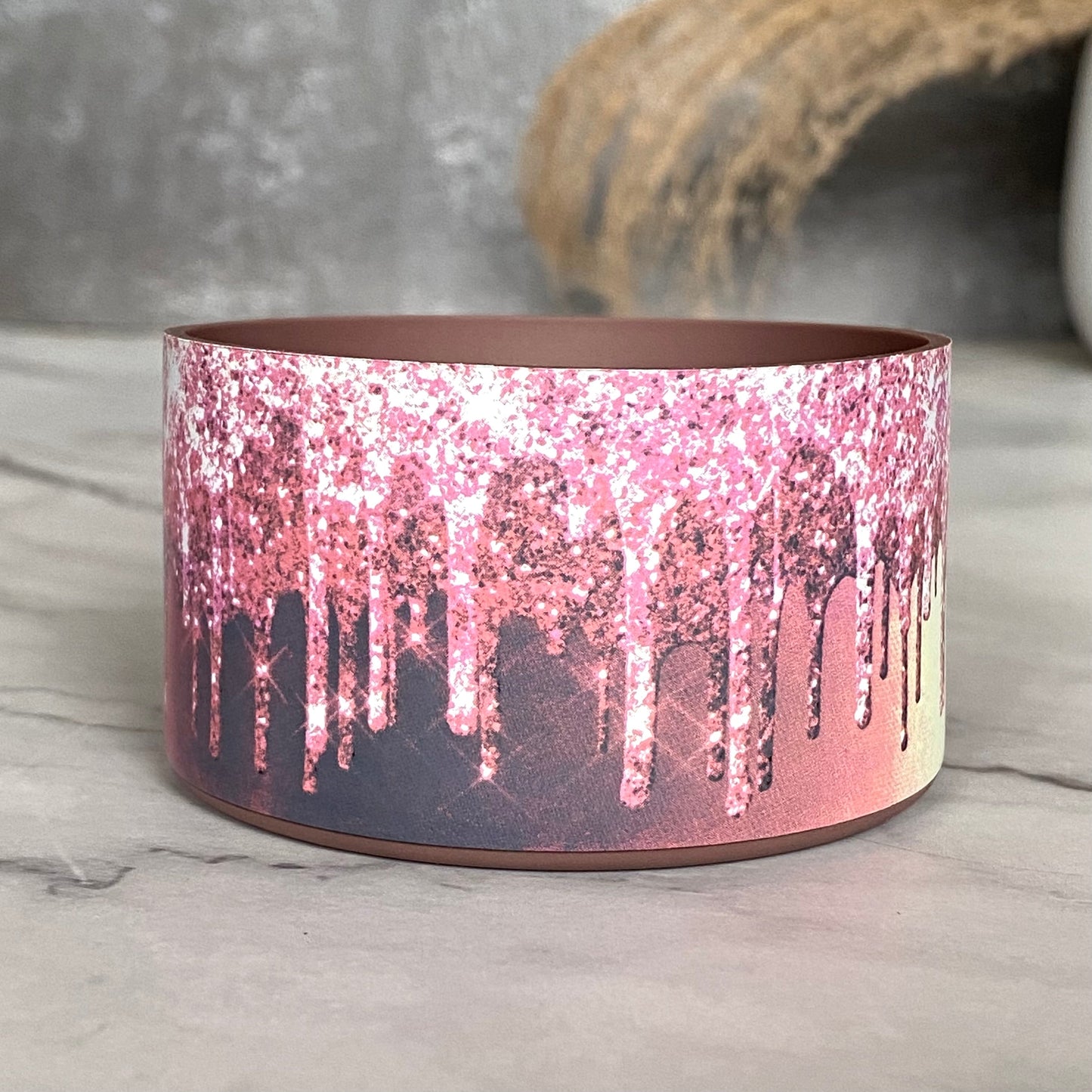 PINK GLITTER DRIP Tumbler Boot  NEW!