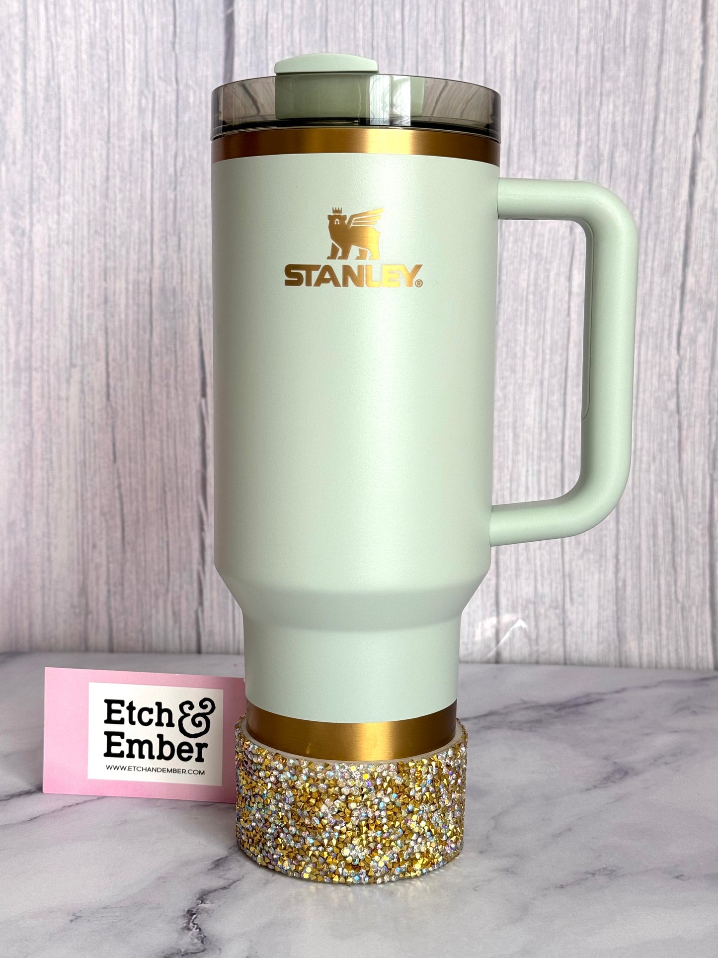 Ice Gold Druzy BLING Tumbler Boot