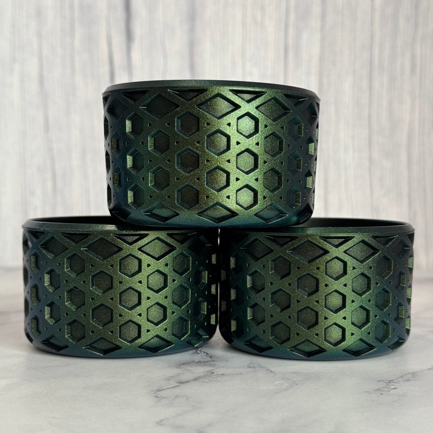 Emerald Shimmer Waffle Tumbler Boot