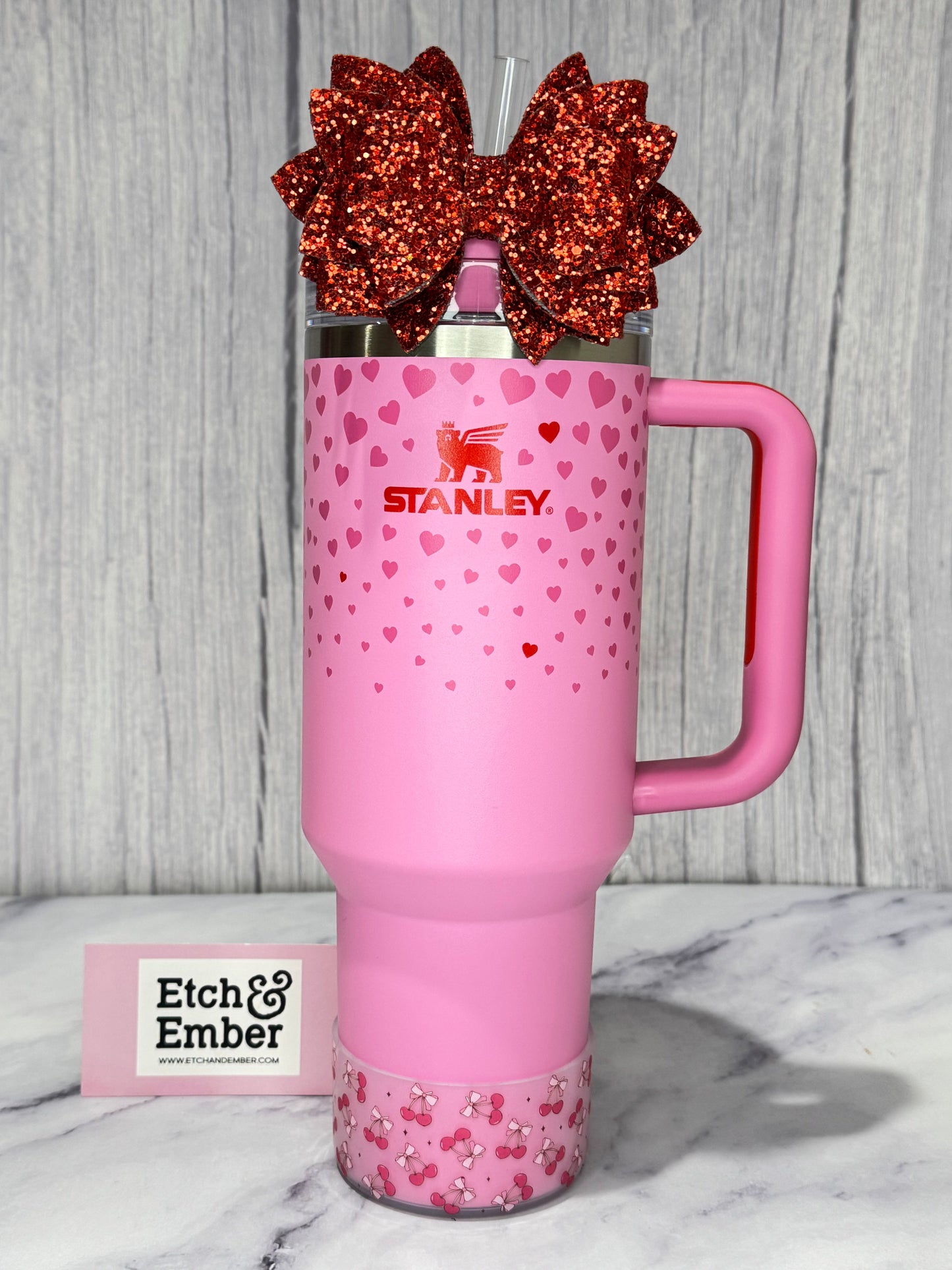 Coquette Cherry Tumbler Boot   Red pink