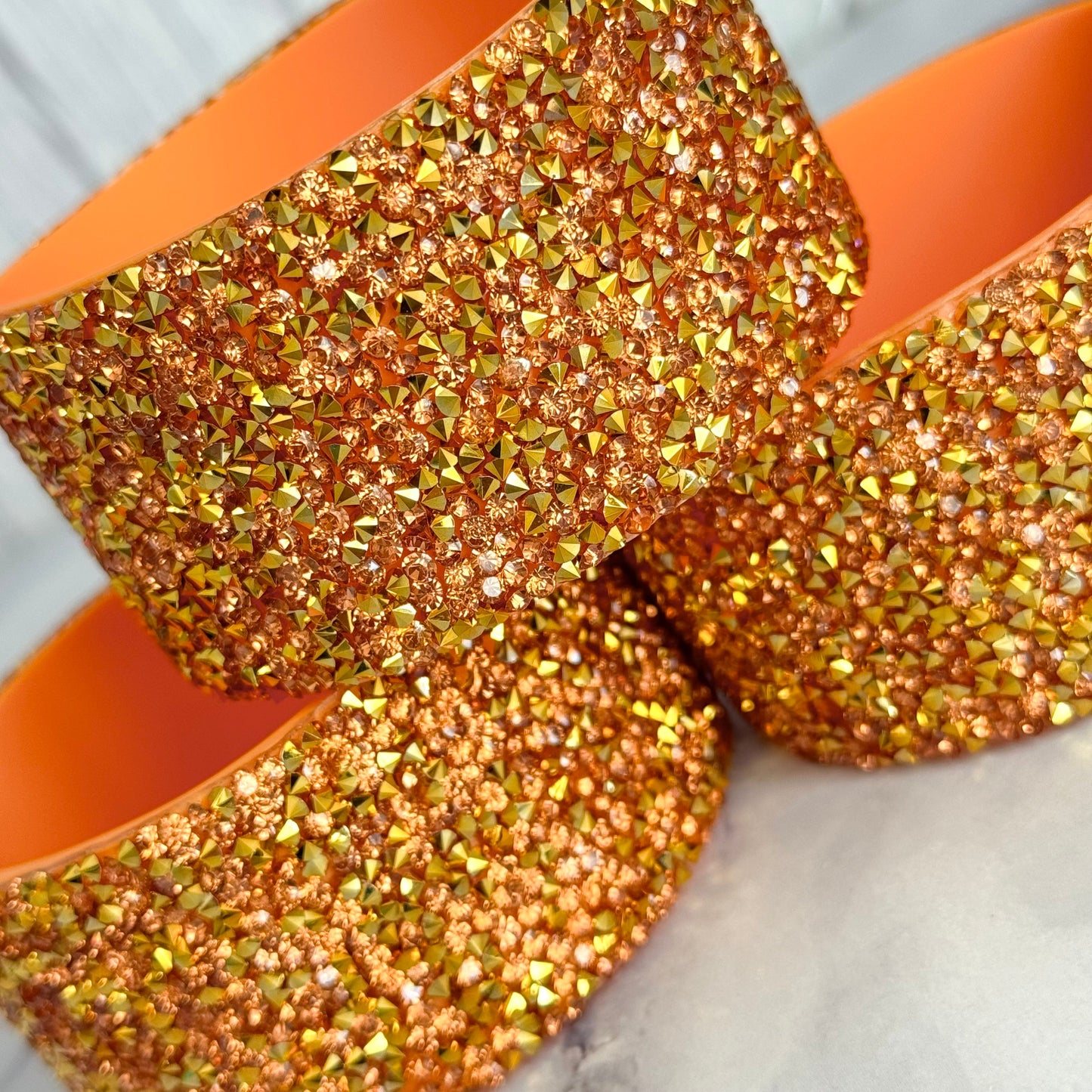 Pumpkin Spice Druzy BLING Tumbler Boot