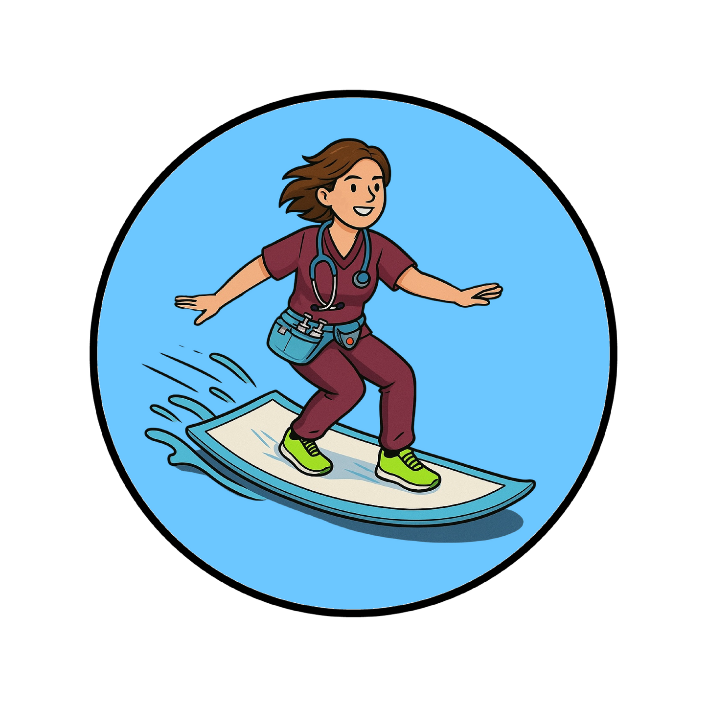 Chux Surfer Smart Codeclip  Button