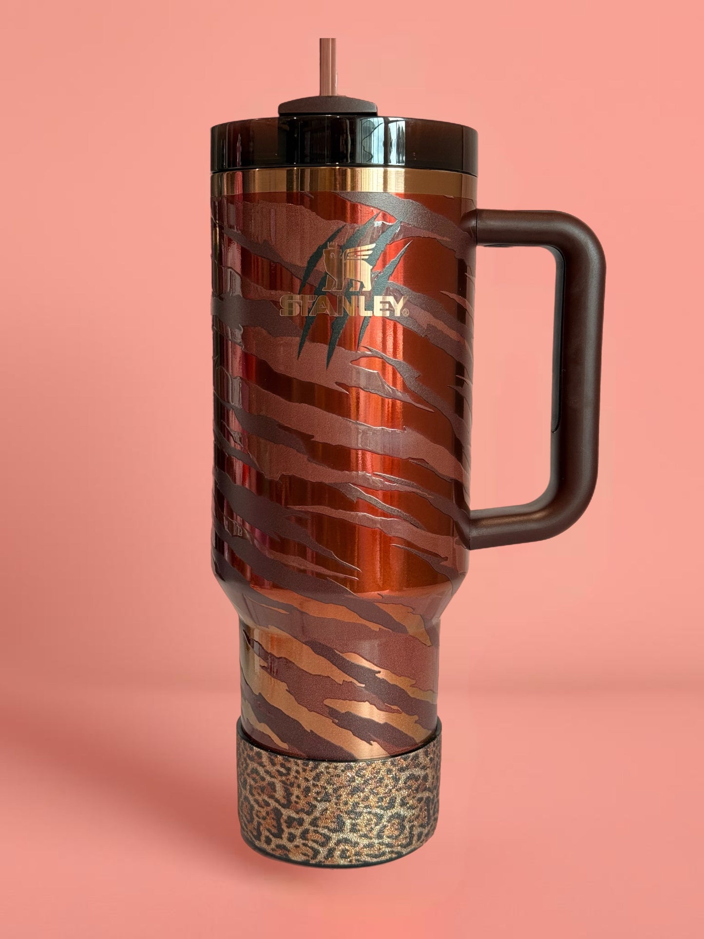 Leopard Glitter Luxe Tumbler Boot  NEW!