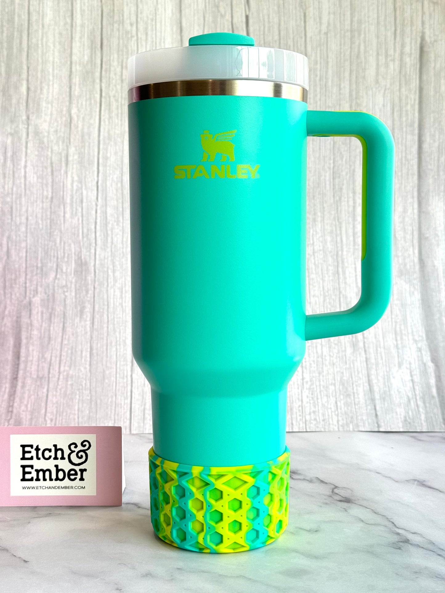 TROPICAL TEAL REMIX WAFFLE Tumbler Boot