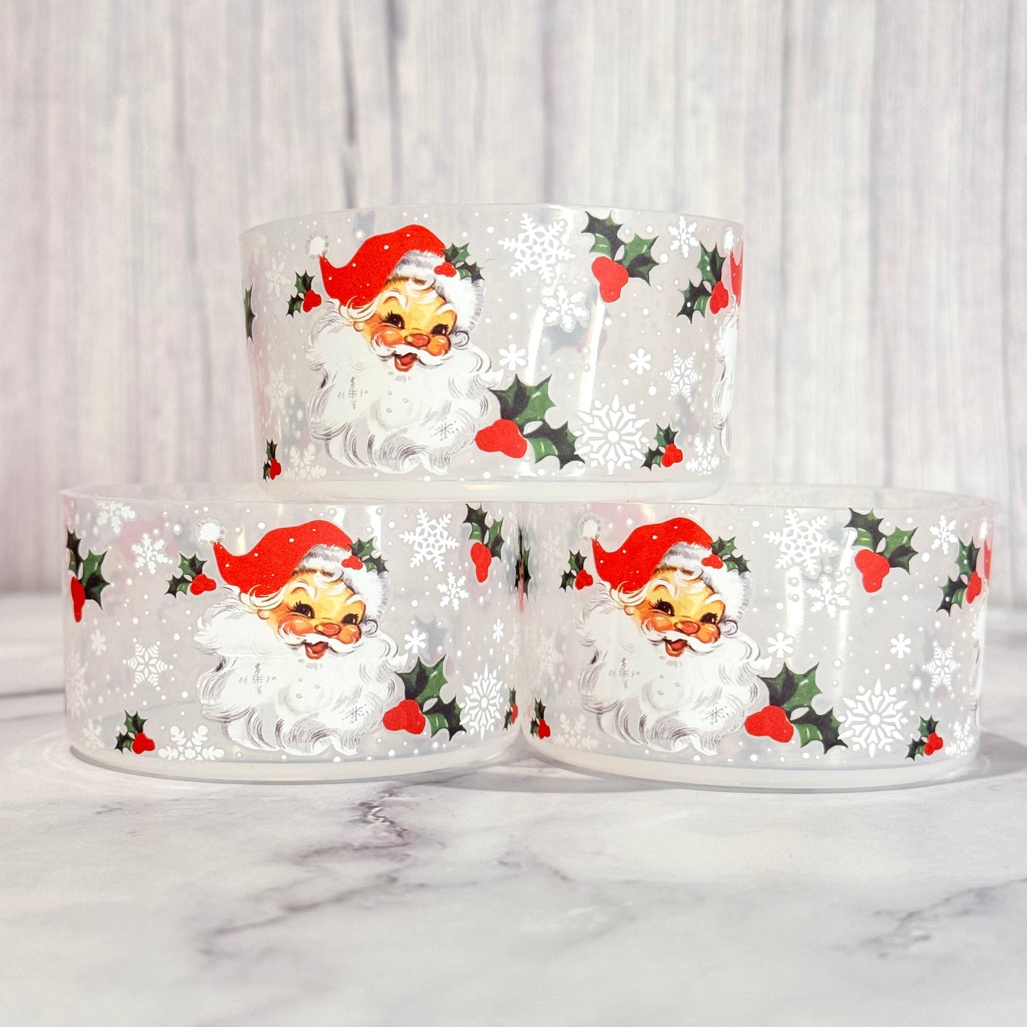 Red VINTAGE SANTA Tumbler Boot