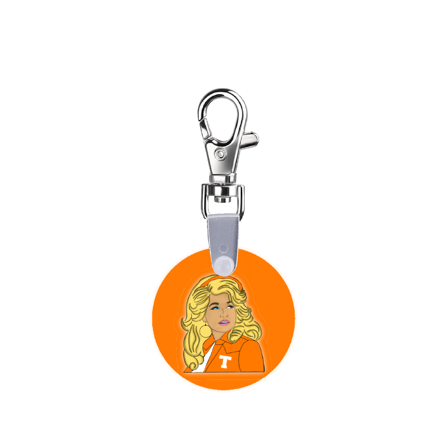 Tennessee T Orange Dolly Smart CodeClip Keychain