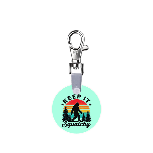 Keep It Squatchy Bigfoot Smart CodeClip Keychain