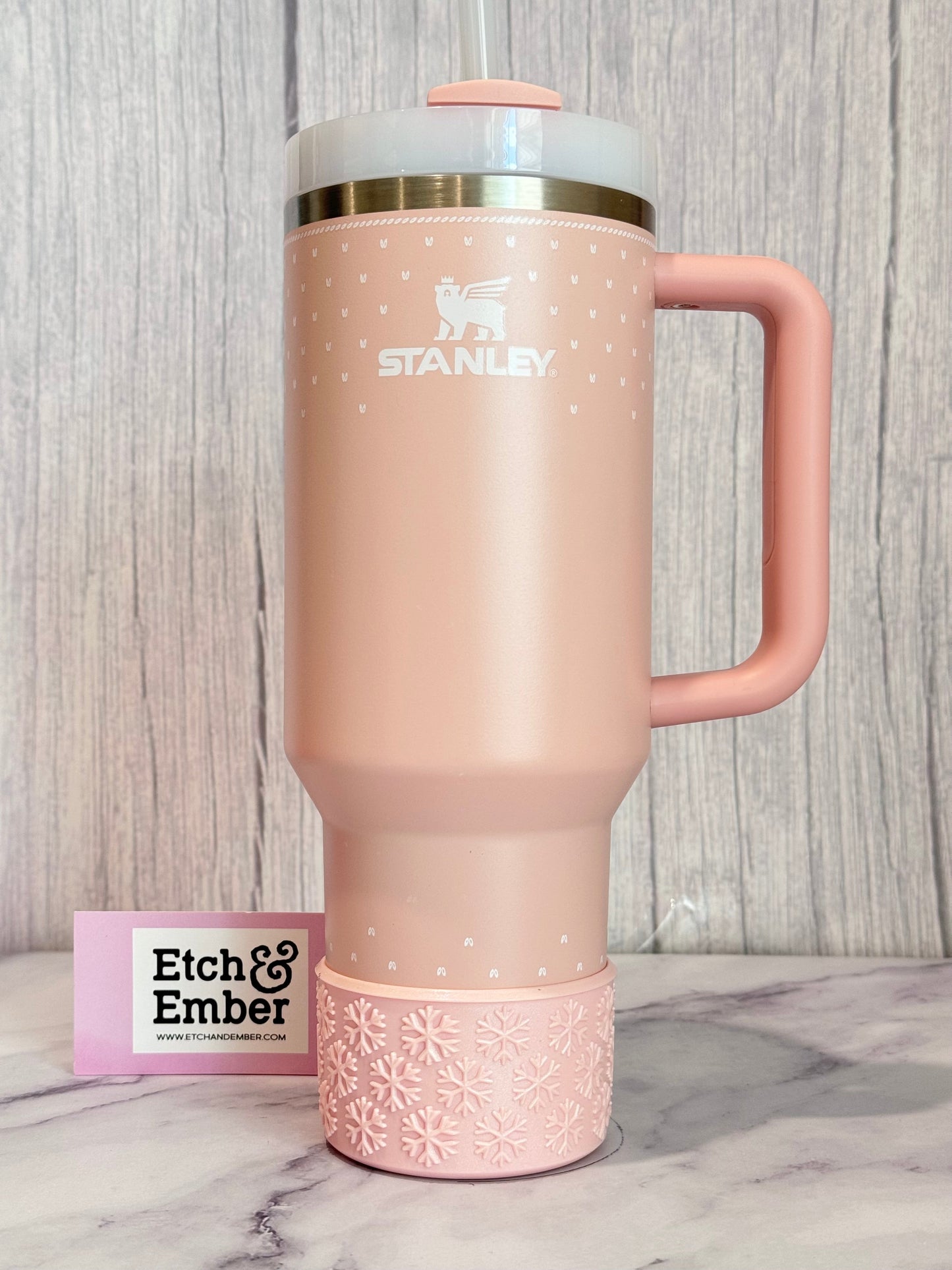 PINK SNOWFLAKES Tumbler Boot