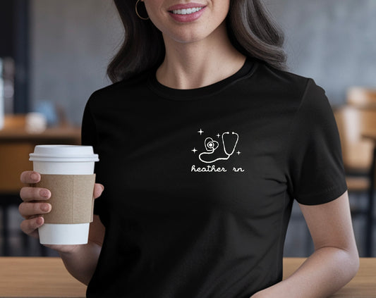 Literally Just A Nurse  Two Sided T Shirt