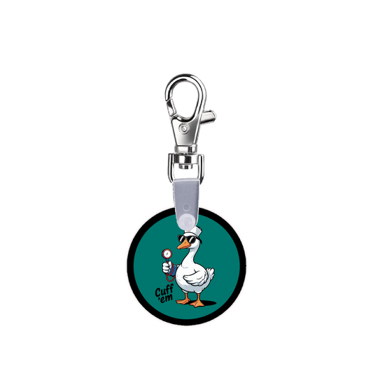Silly Goose Cuff Em Smart CodeClip Keychain