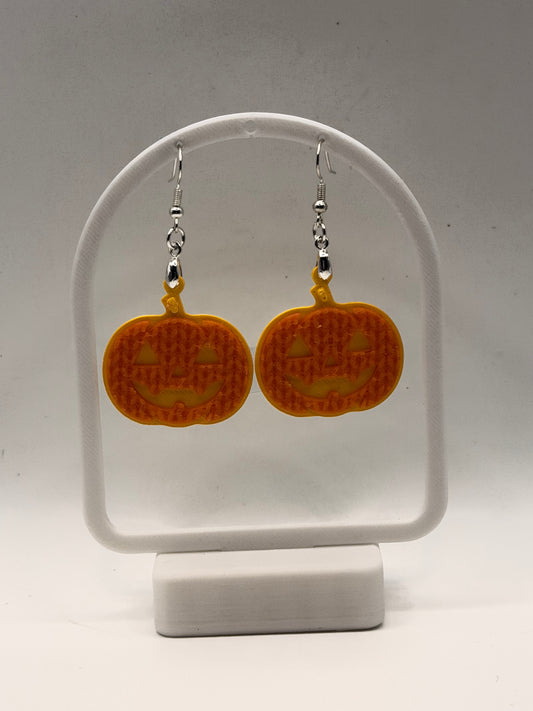 Halloween Jack O Lantern Earrings