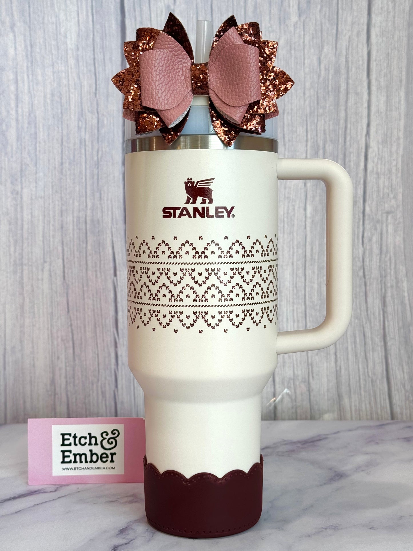 Cabernet Scallop Tumbler Boot