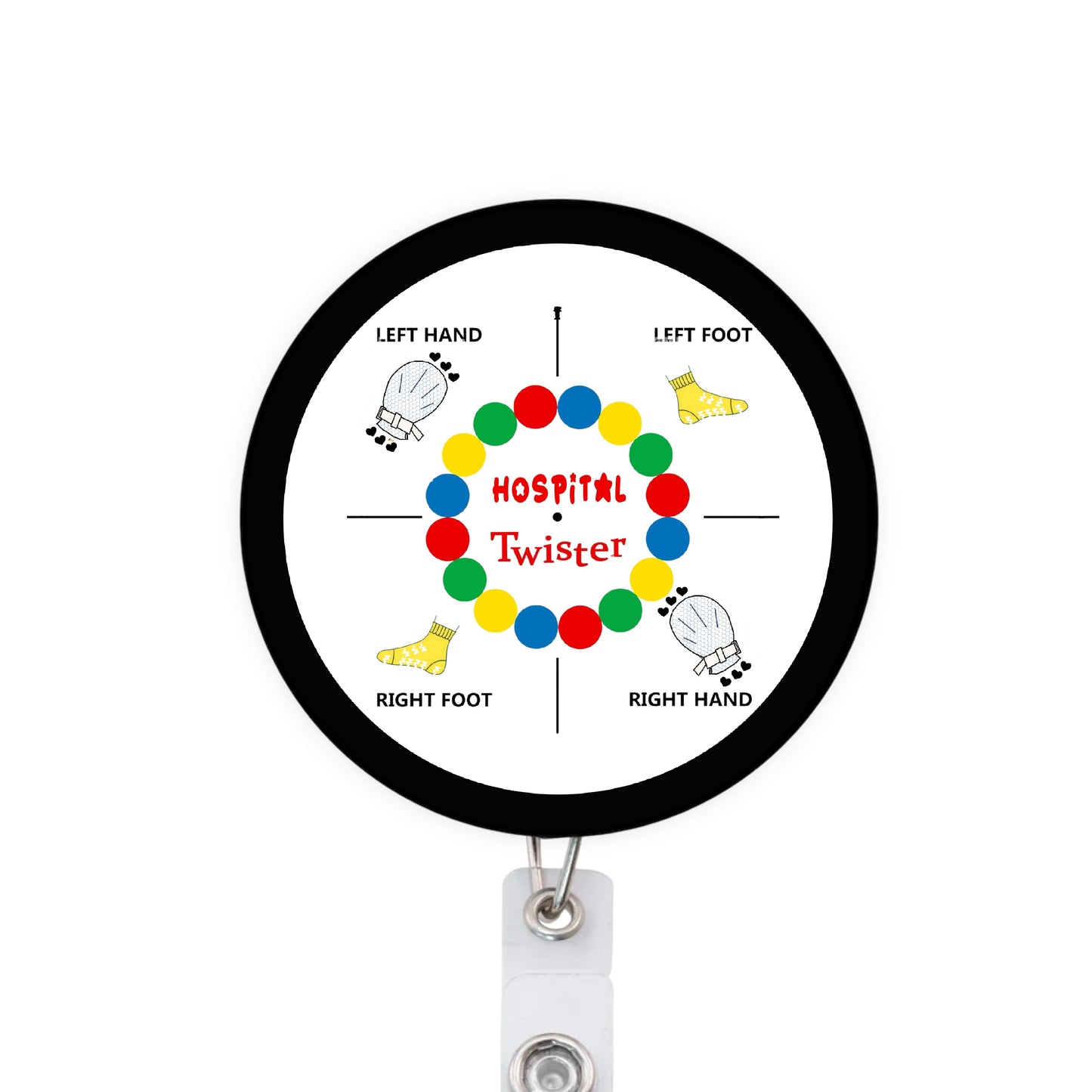 Hospital Twister Badge Reel