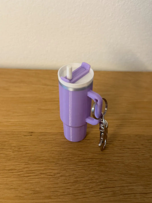 Stanley Cup Badge Reel Charm Key Chain