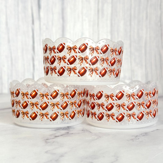 Coquette Football Scallop Tumbler Boot