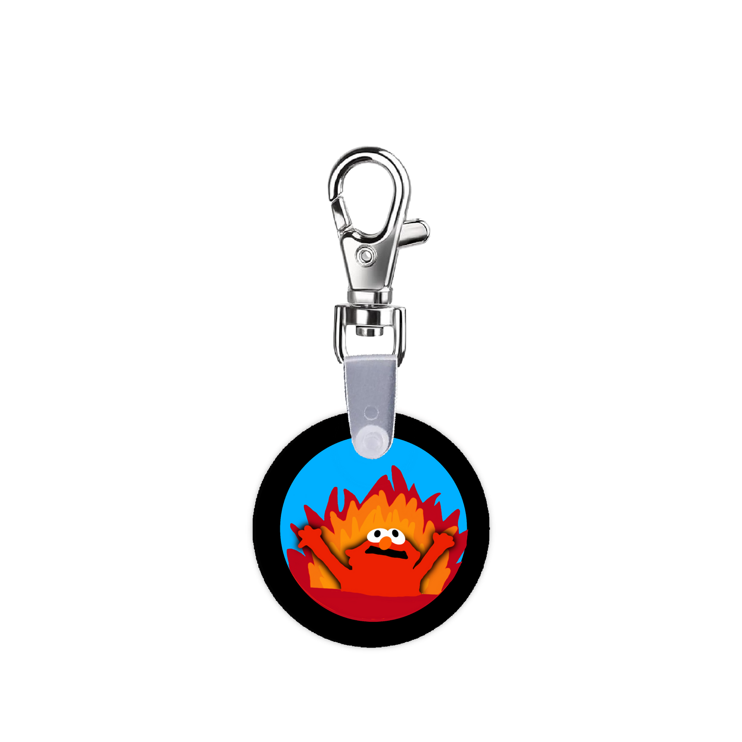 Elmo On Fire Smart CodeClip Keychain