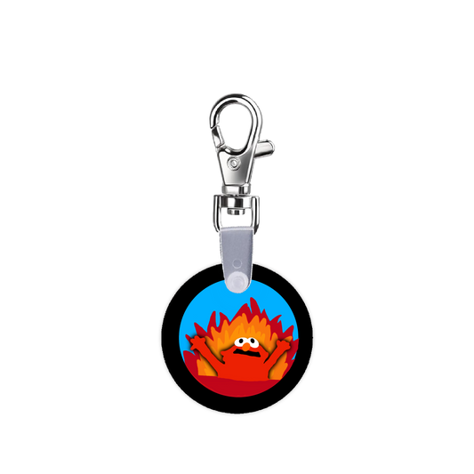 Elmo On Fire Smart CodeClip Keychain