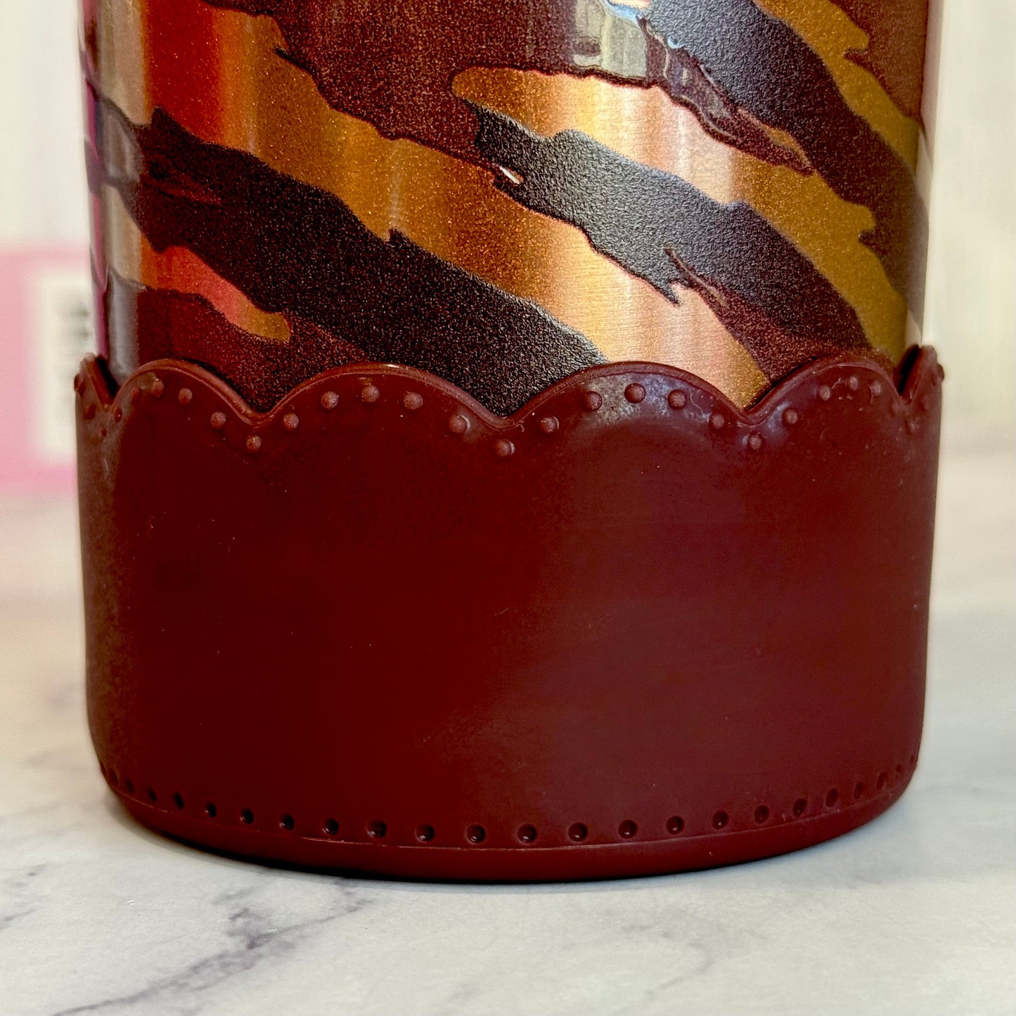 Cabernet Scallop Tumbler Boot