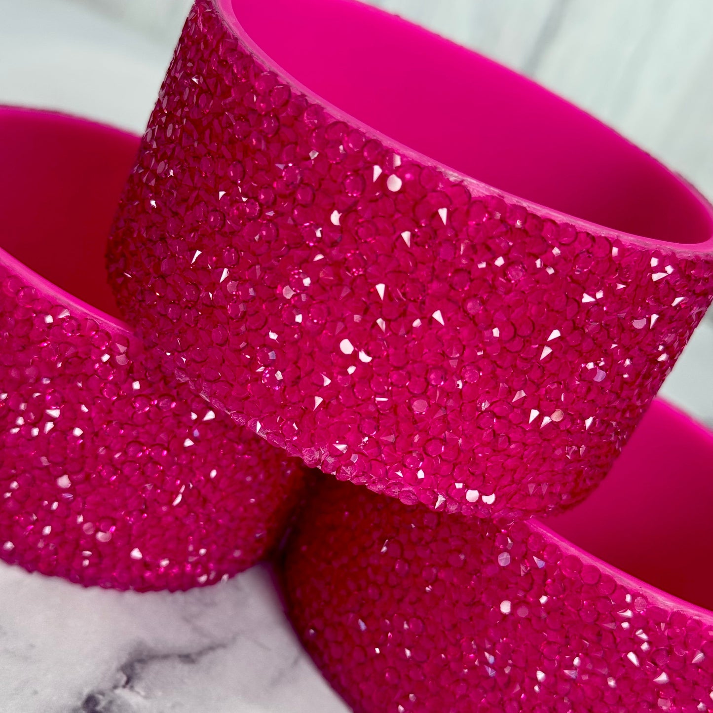Flamingo Druzy BLING Tumbler Boot