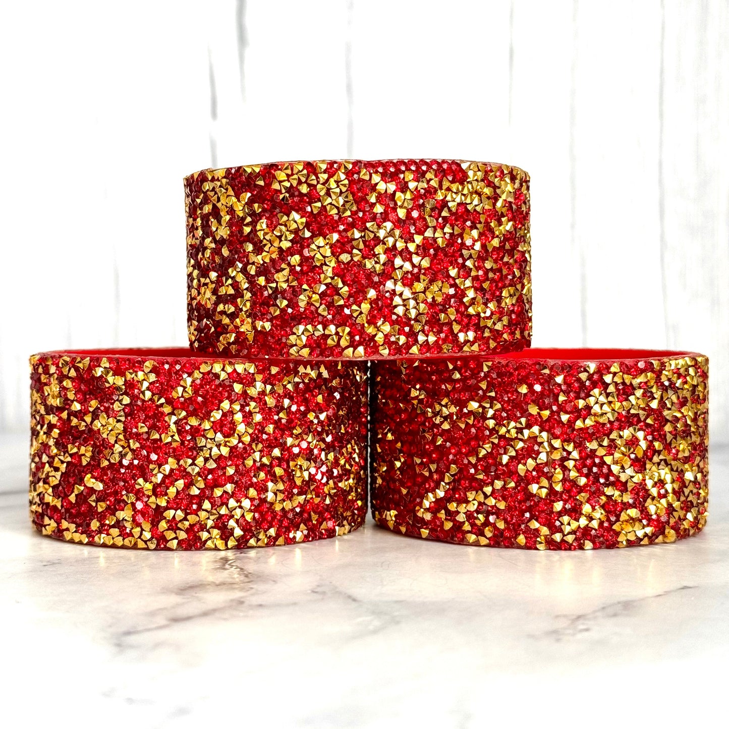 Scarlet Druzy BLING Tumbler Boot