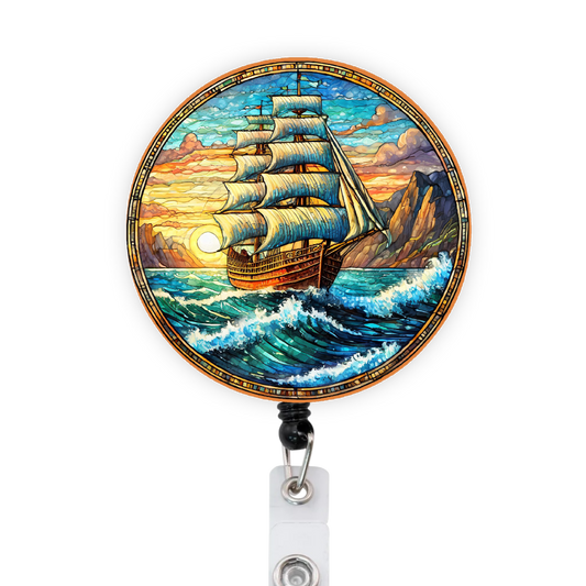Old Ship Attached Badge Reel