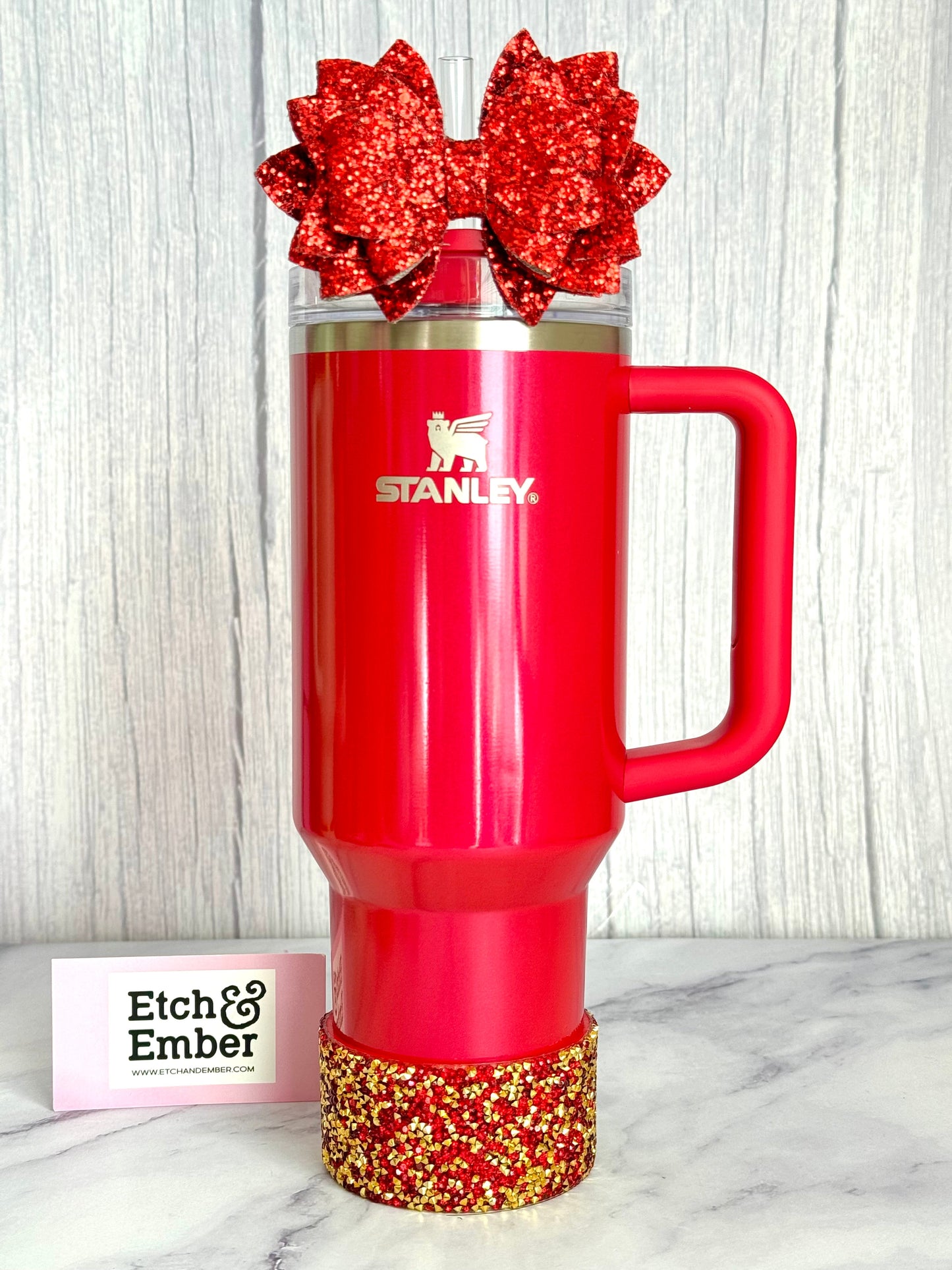 Scarlet Druzy BLING Tumbler Boot