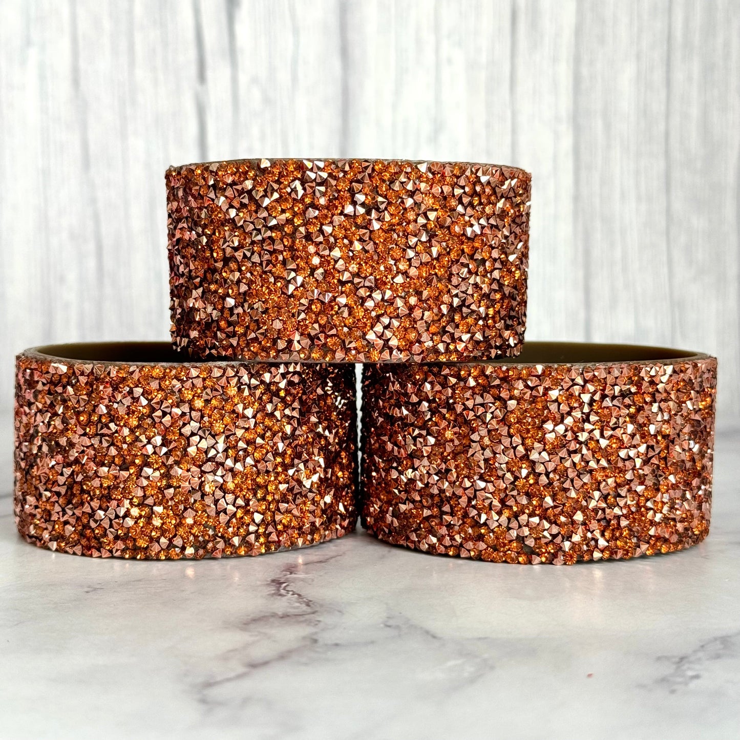 Rose Gold Druzy BLING Tumbler Boot