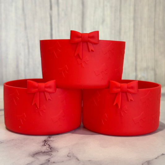 Red Mini Bows Tumbler Boot