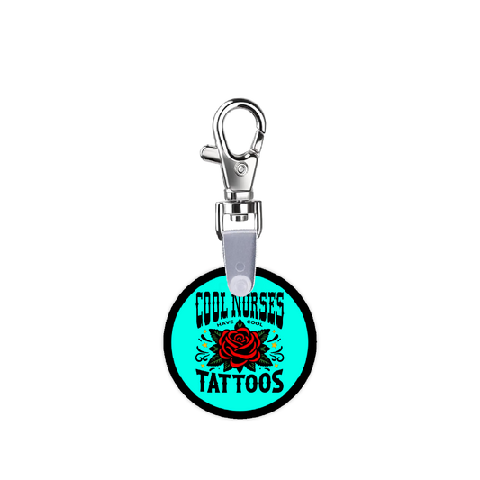 Cool Nurses Have Cool Tattoos Smart CodeClip Keychain