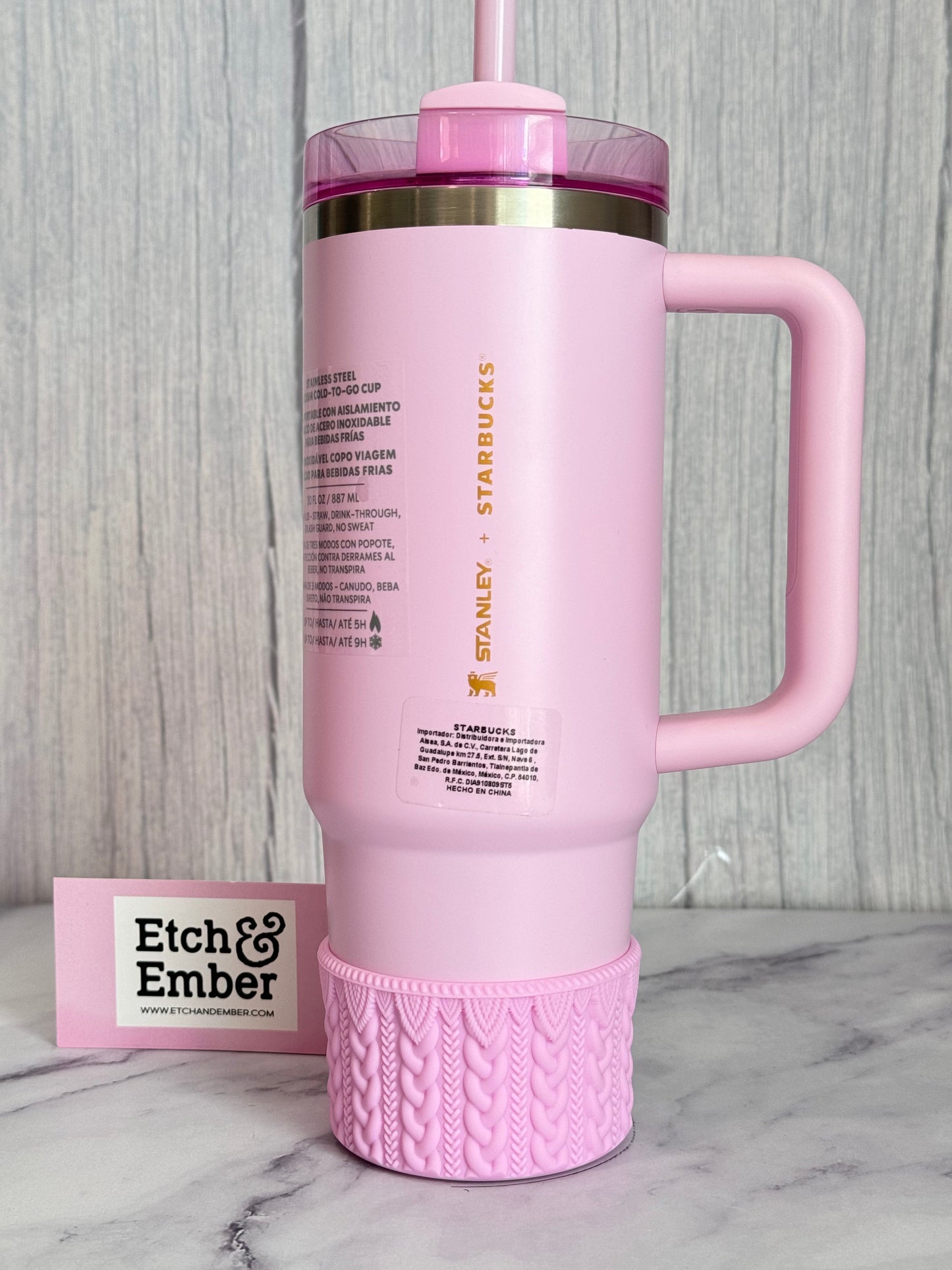 MEXICO PINK MACRAME Tumbler Boot  BY