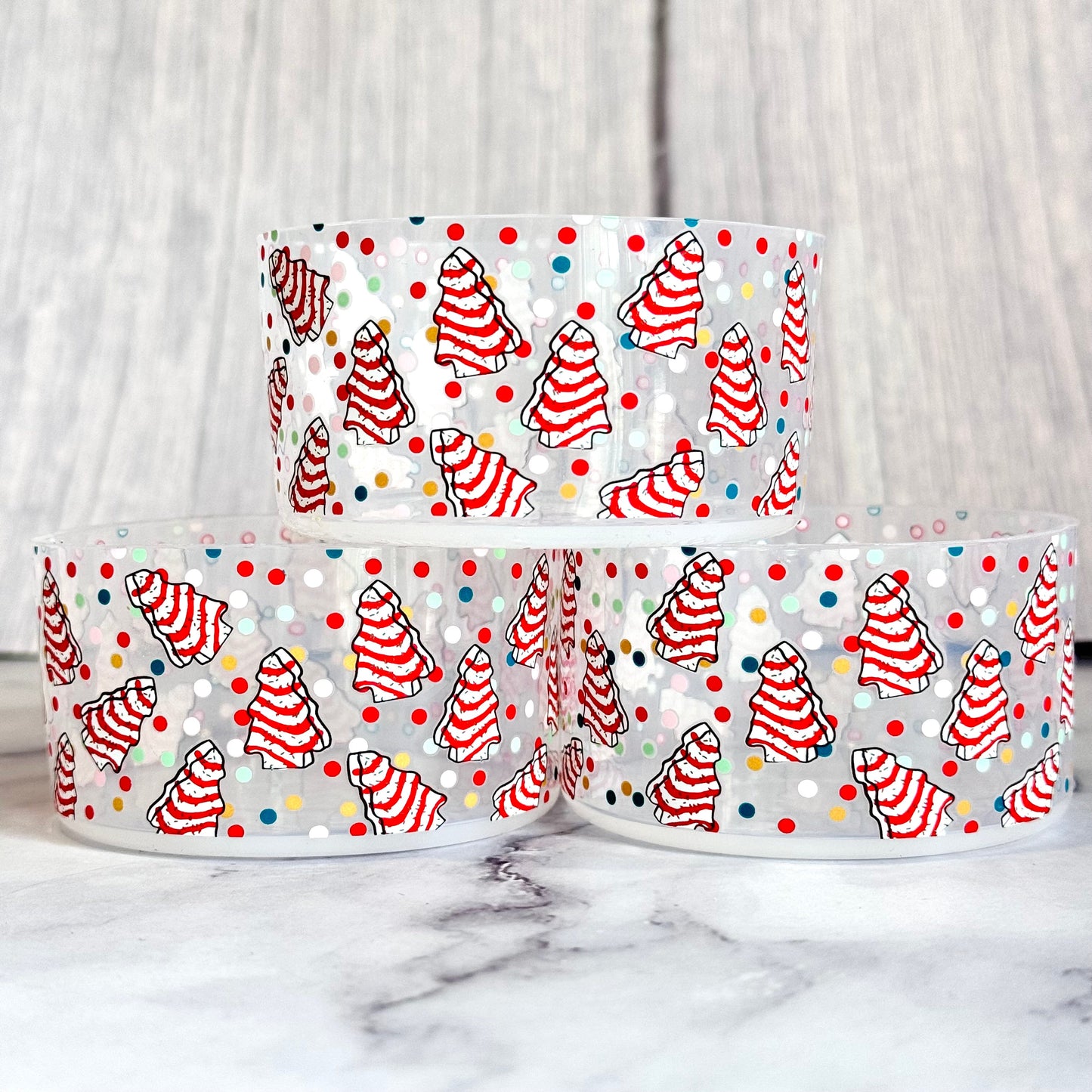 Christmas Cakes Tumbler Boot