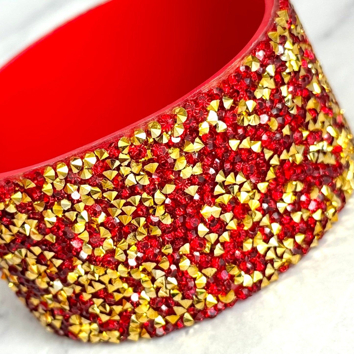 Scarlet Druzy BLING Tumbler Boot