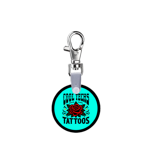 Cool Techs Have Cool Tattoos Smart CodeClip Keychain