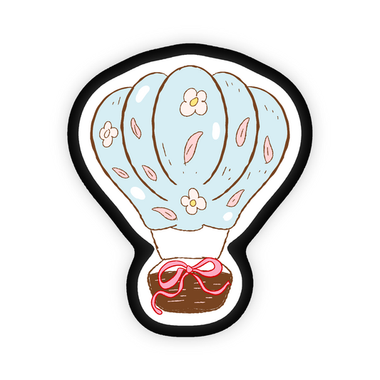 Pink Hot Air Balloon Coquette GlamClip