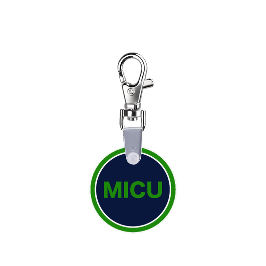 Green MICU Smart CodeClip Keychain