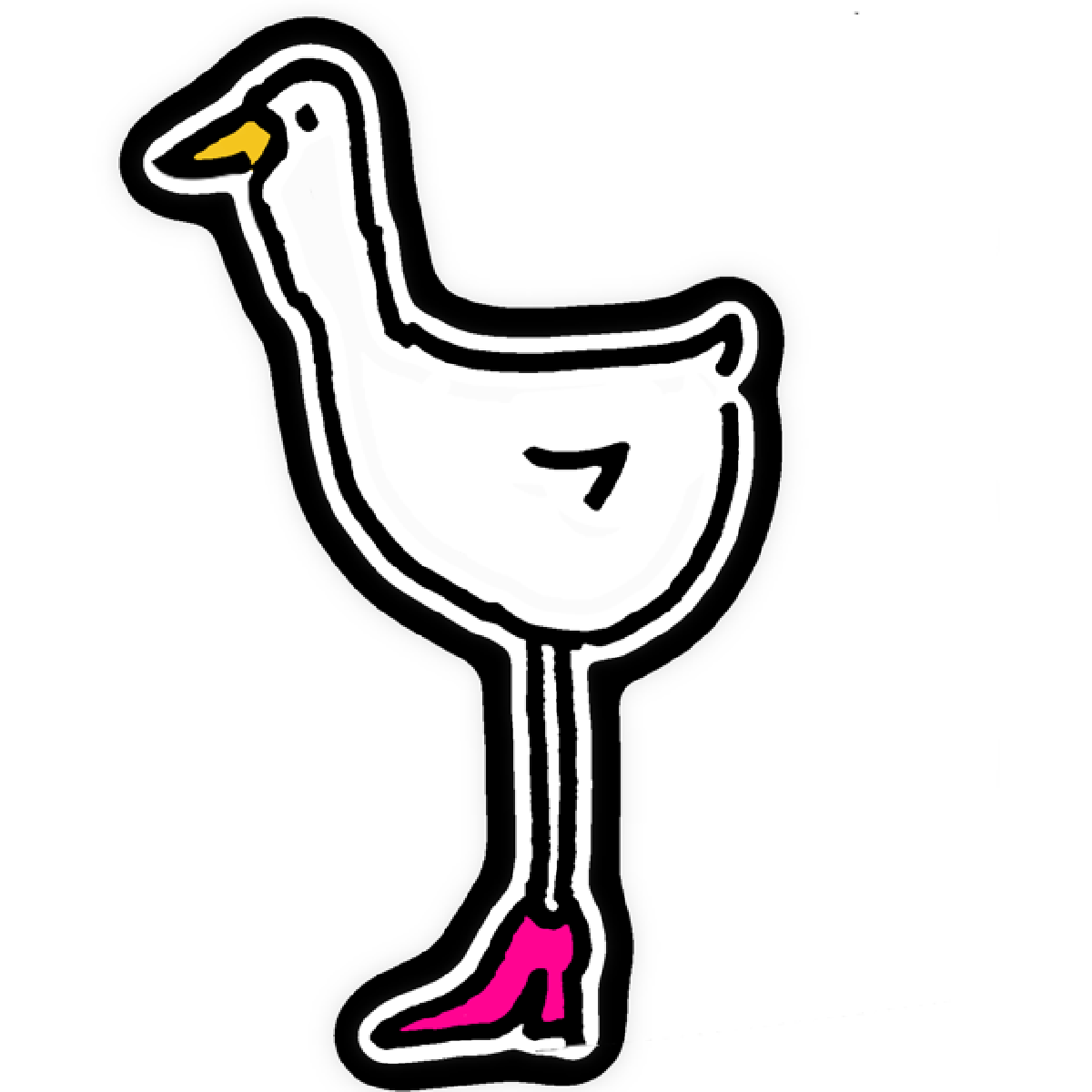 Goosey Vuitton Iron On Glitter Patch Pop Culture