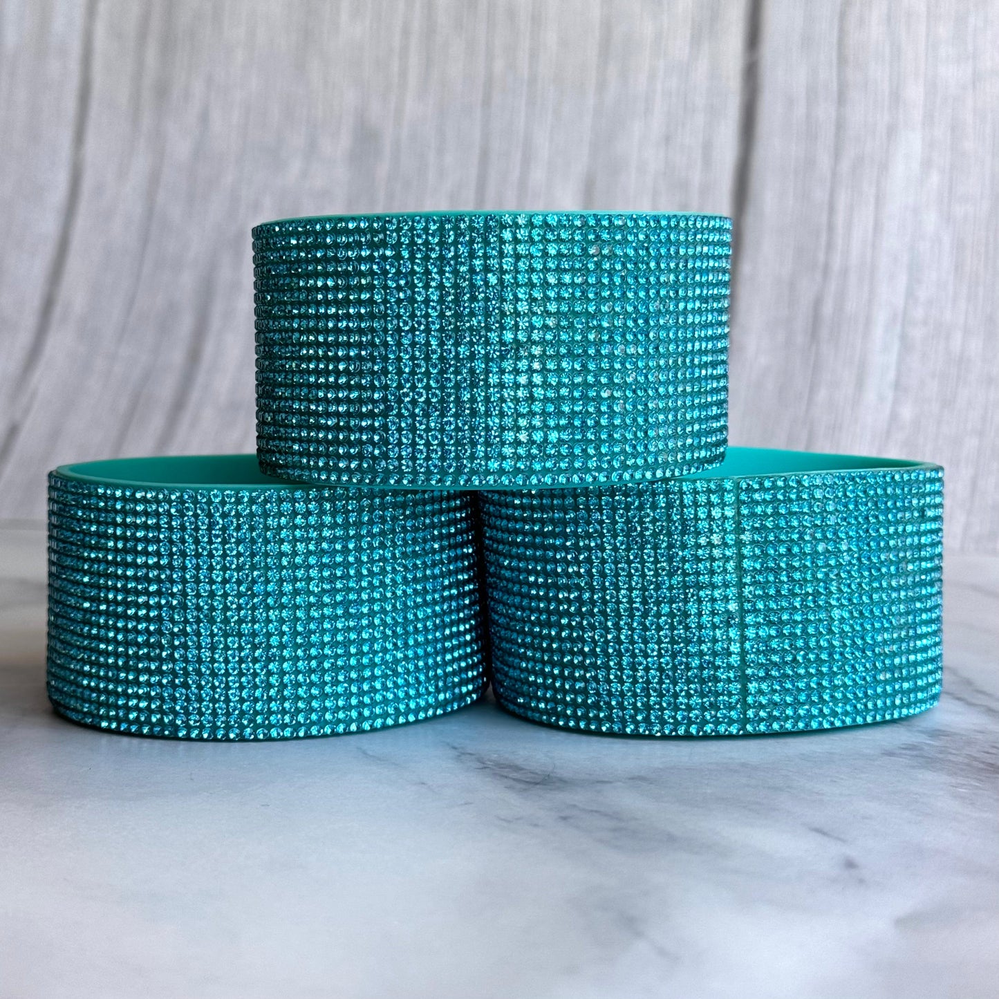 TEAL BLING Tumbler Boot